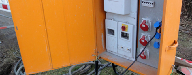 Baustrom bei Koch & Koch Elektrotechnik GbR in Niedergörsdorf